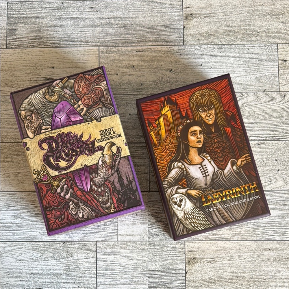 Labyrinth and The Dark Crystal Special Edition Tarot Card Decks 2-Pack